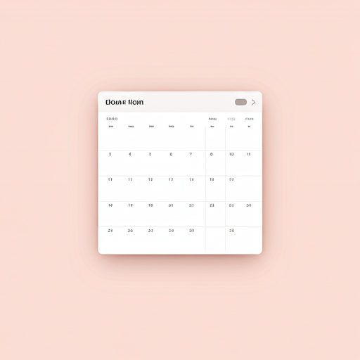 Calendar Feature